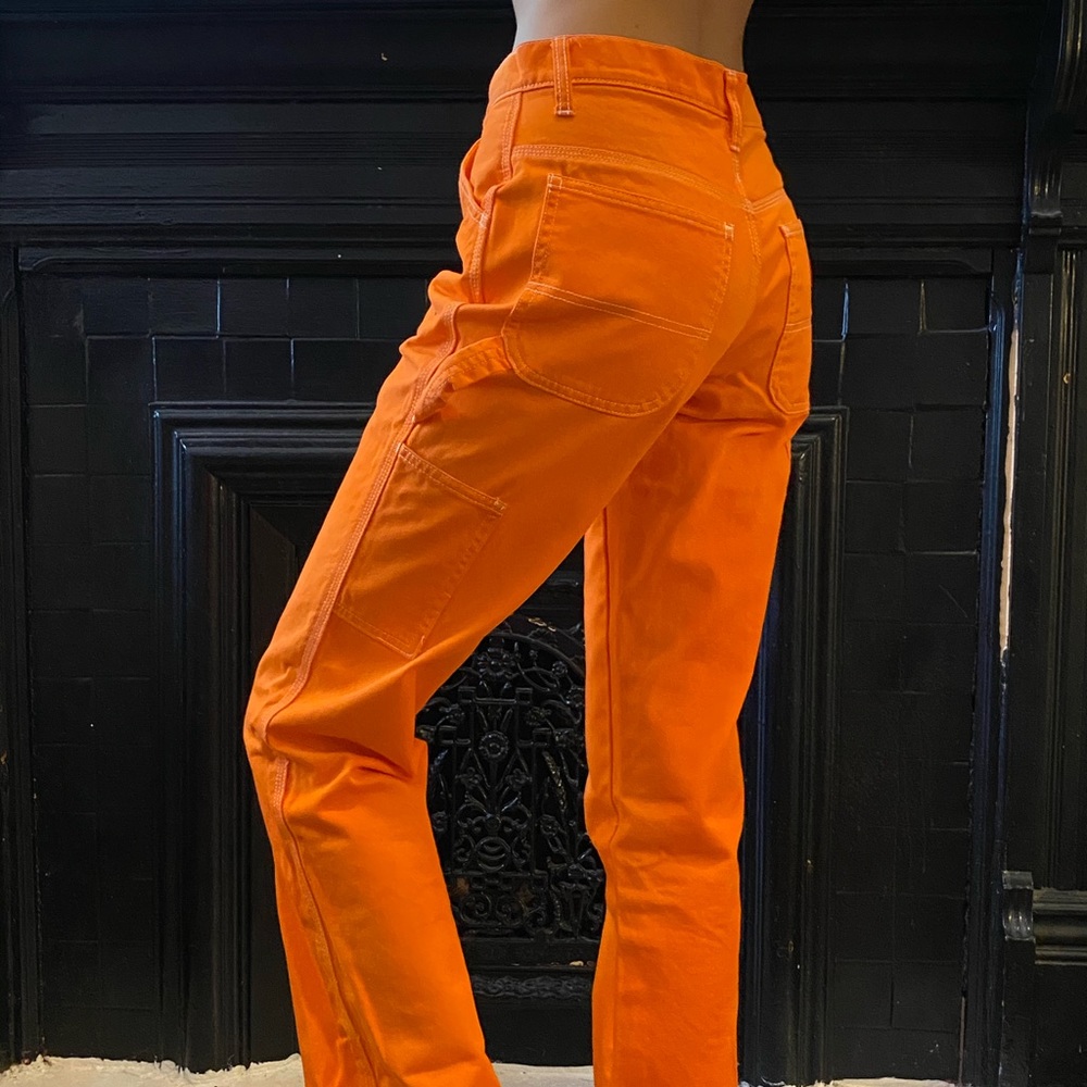Orange Dickies Carpenter Pants